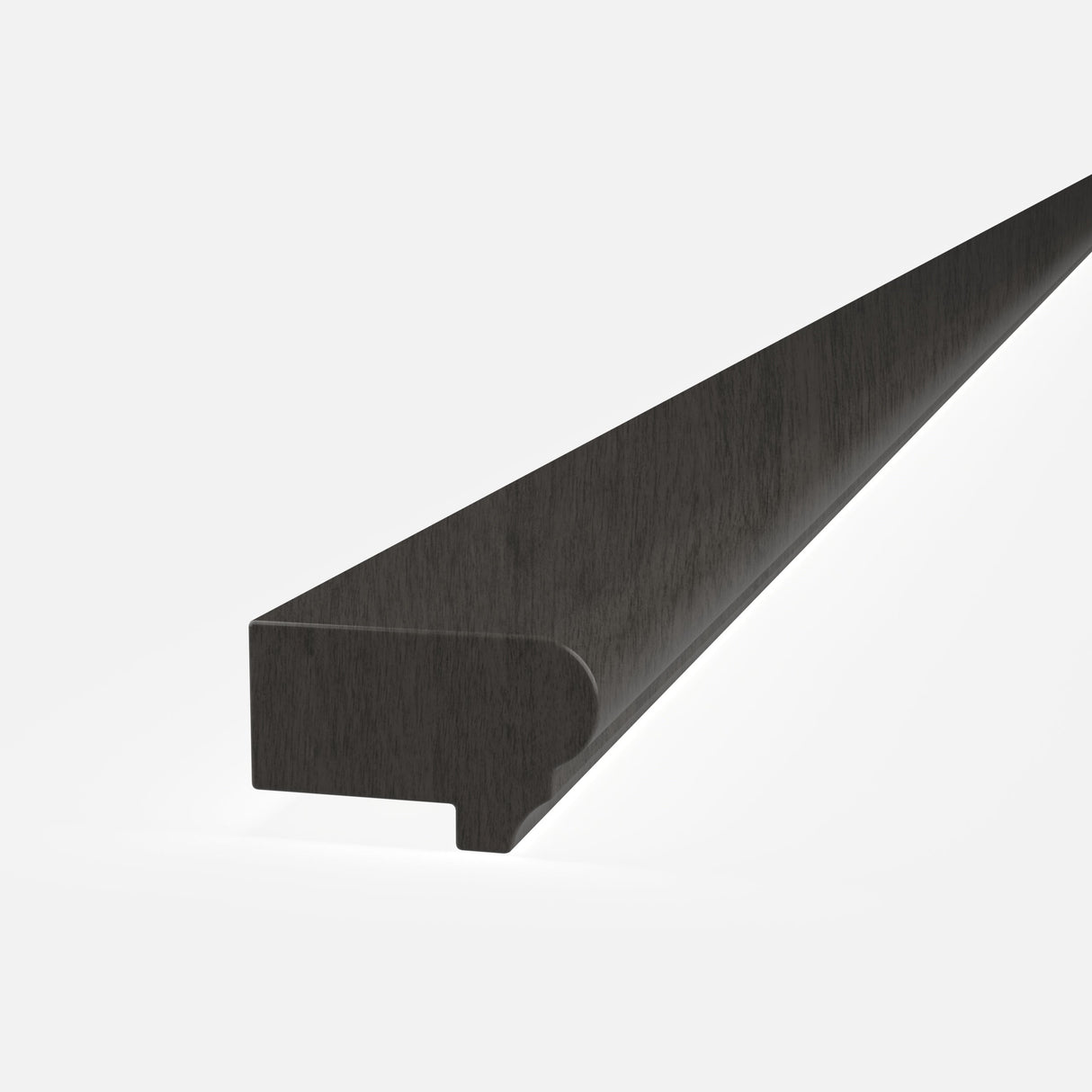 RTA - Elegant Smoky Grey - Light Rail Molding | 96"W x 1.125"H x 1.5"D