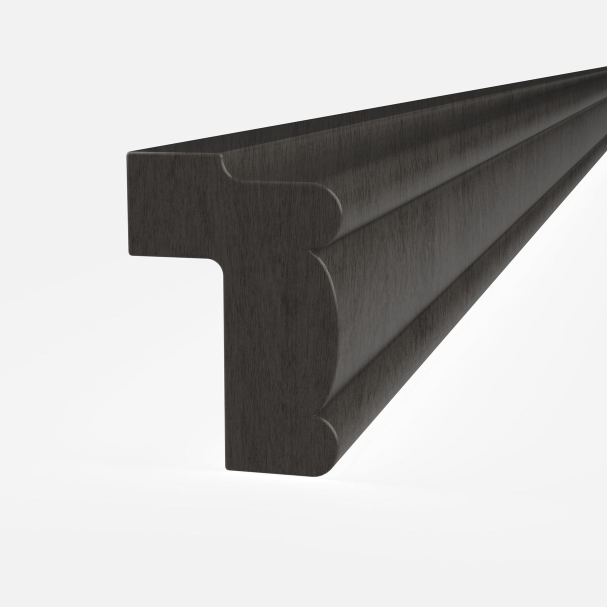 RTA - Elegant Smoky Grey - Light Rail Molding | 96"W x 2.25"H x 1.5"D