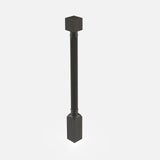 RTA - Elegant Smoky Grey - Post - Fluted | 3"W x 34.5"H x 3"D