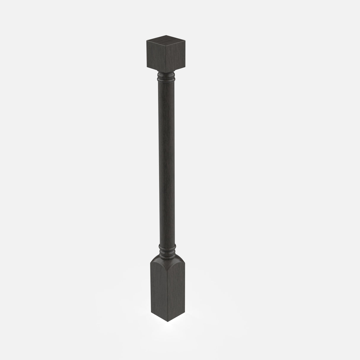 RTA - Elegant Smoky Grey - Post - Plain | 3"W x 34.5"H x 3"D
