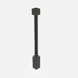 RTA - Elegant Smoky Grey - Post - Plain | 3"W x 34.5"H x 3"D