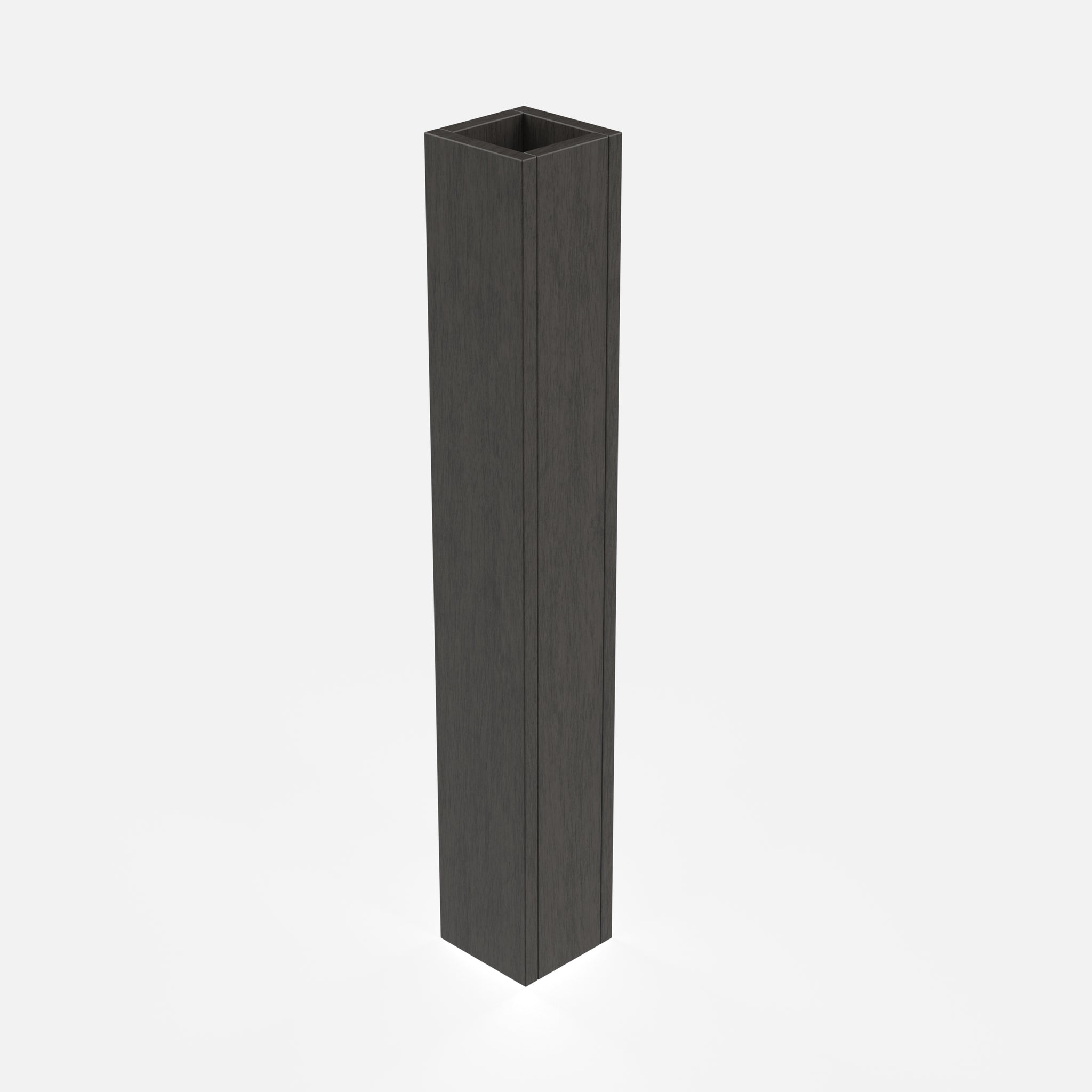 Elegant Smoky Grey - Large Post C | 5"W x 34.5"H x 5"D