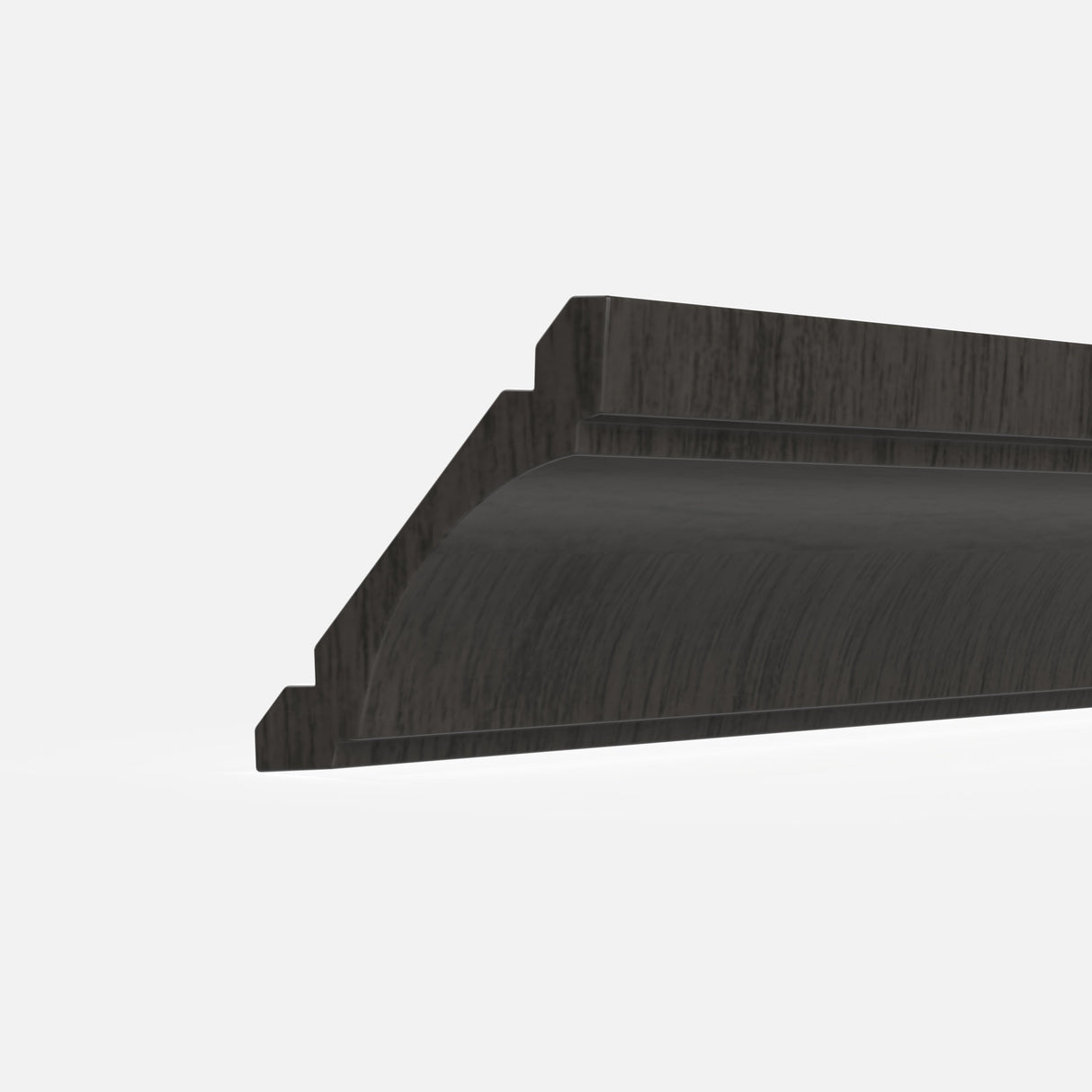 RTA - Elegant Smoky Grey - Royal Crown Molding | 96"W x 3.125"H x 3.125"D