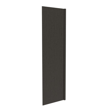 Elegant Smoky Grey - Refrigerator End Panel | 3"W x 84"H x 24"D
