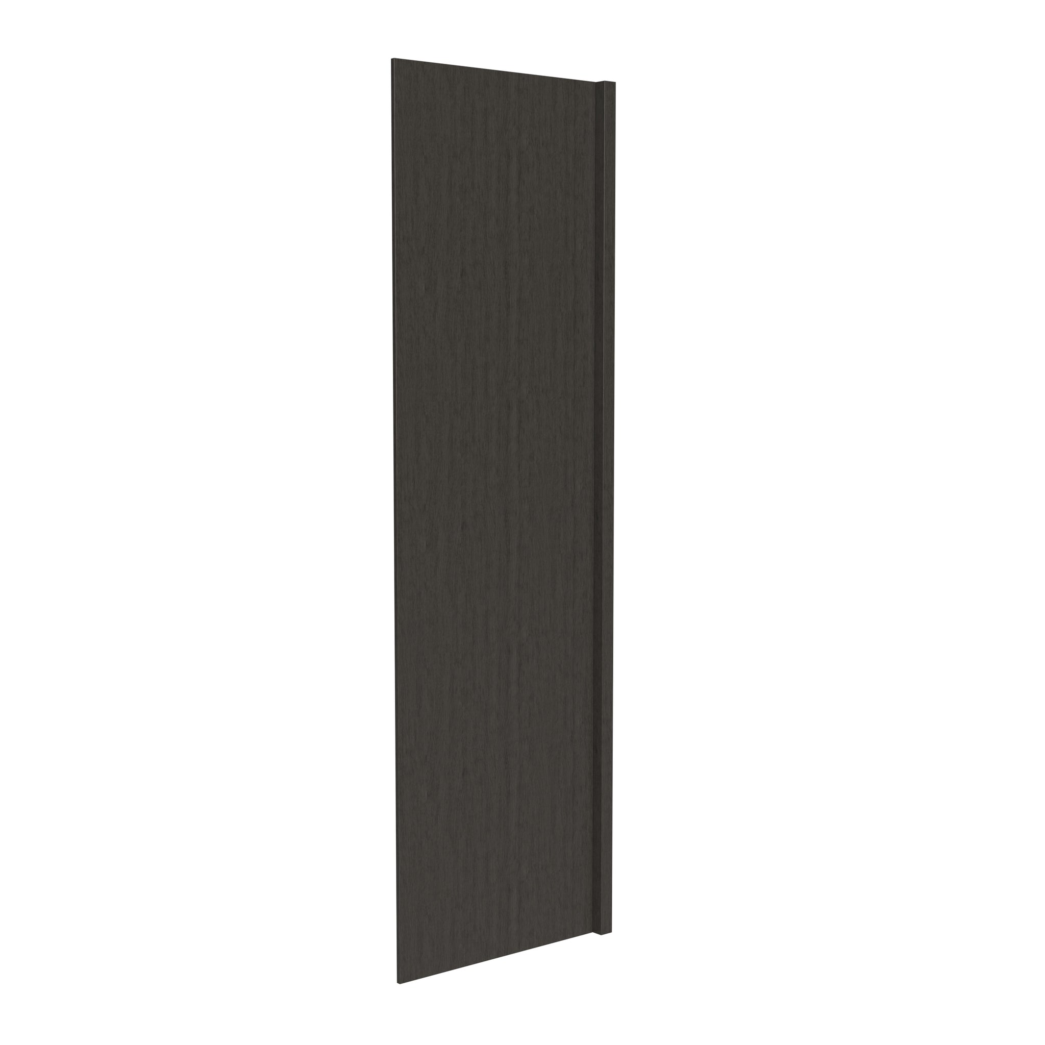 Elegant Smoky Grey - Refrigerator End Panel | 3"W x 90"H x 24"D