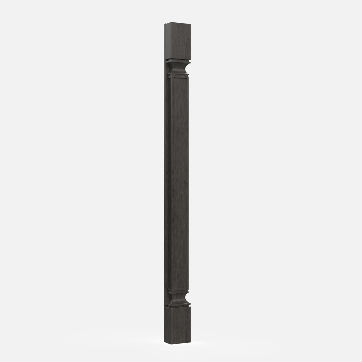 RTA - Elegant Smoky Grey - Spindle - Square | 2.5"W x 30"H x 0.5"D