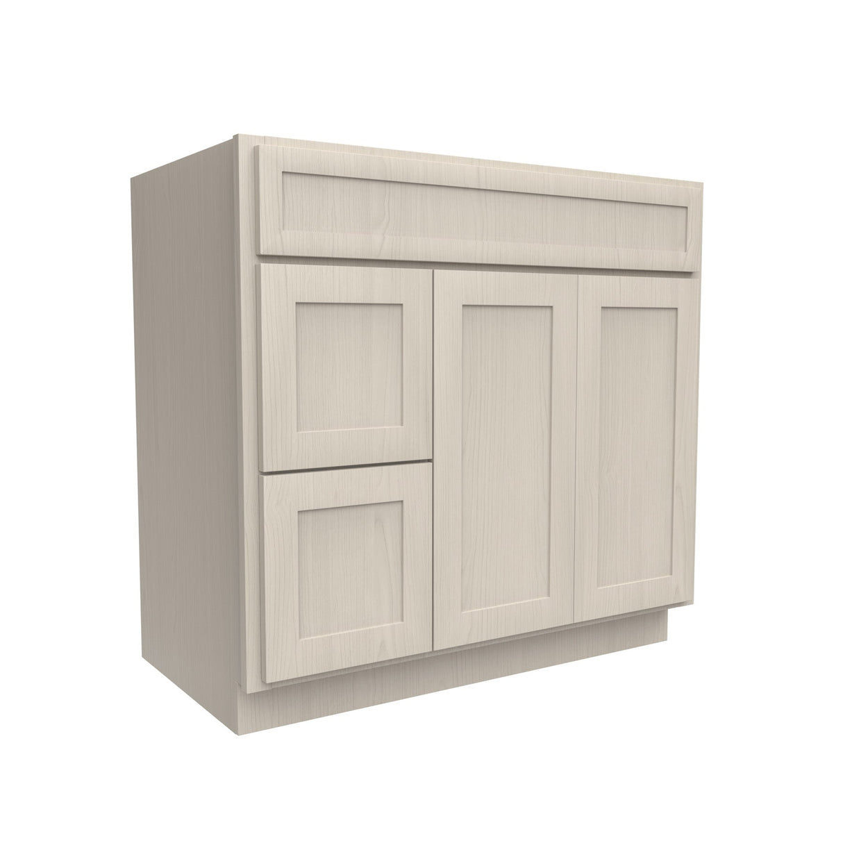 RTA - Elegant Stone - 2 Door 2 Drawer Vanity Sink Base Cabinet | 36"W x 34.5"H x 21"D