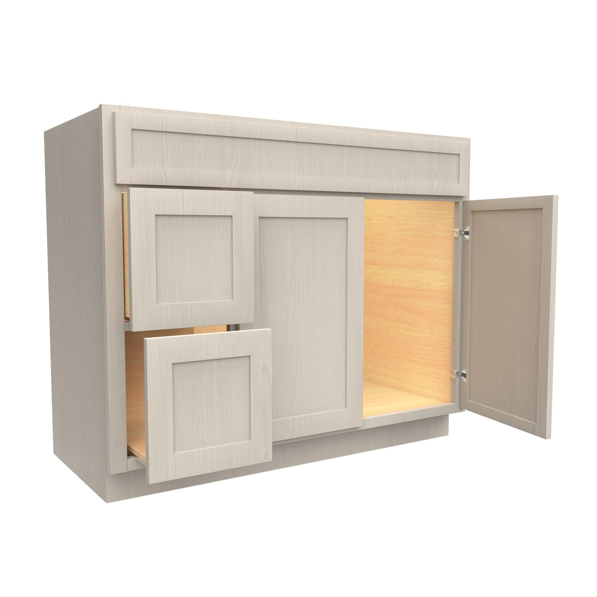 RTA - Elegant Stone - Door & Drawer Vanity Cabinet | 42"W x 34.5"H x 21"D