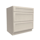 RTA - Elegant Stone - 3 Drawer Base Cabinet | 33"W x 34.5"H x 24"D