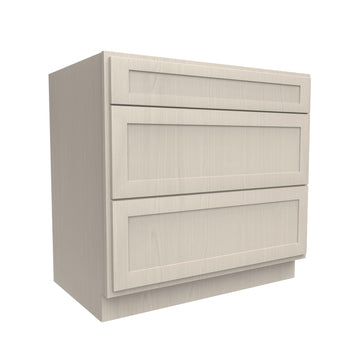 RTA - Elegant Stone - 3 Drawer Base Cabinet | 36