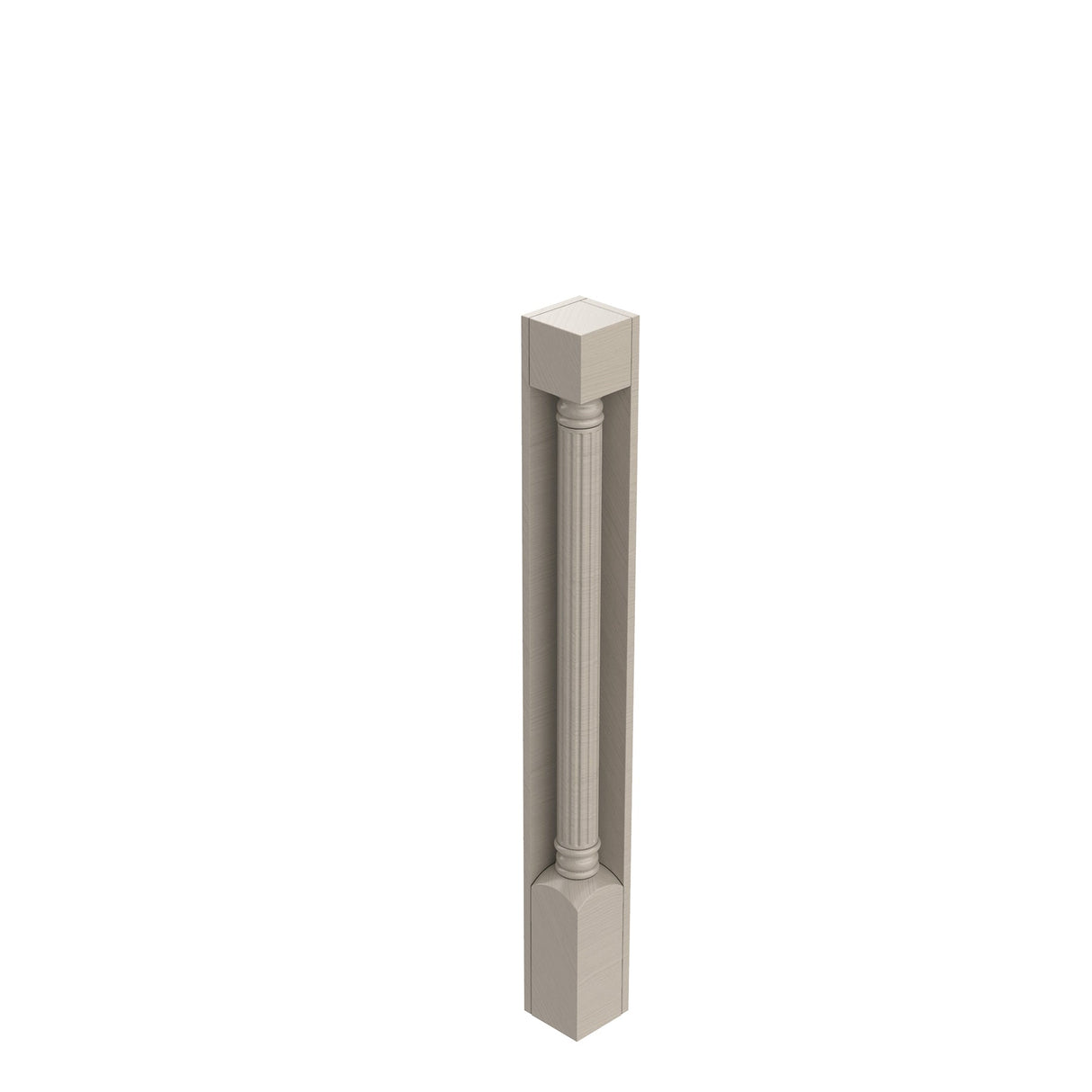 RTA - Elegant Stone - Corner Post - Fluted| 3"W x 34.5"H x 3"D