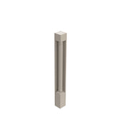RTA - Elegant Stone - Corner Post - Fluted| 3"W x 34.5"H x 3"D