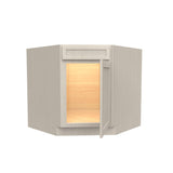 RTA - Elegant Stone - Diagonal Corner Sink Base Cabinet  | 36"W x 34.5"H x 24"D