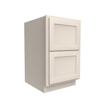 2 Drawer Base Kitchen Cabinet | Elegant Stone | 24W x 34.5H x 24D