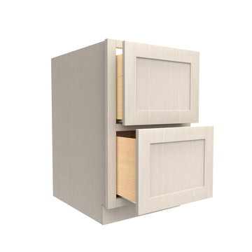 2 Drawer Base Kitchen Cabinet | Elegant Stone | 36W x 34.5H x 24D