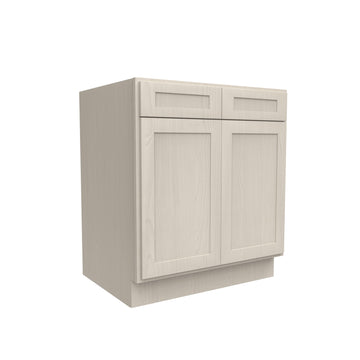 Double Door Base Cabinet | Elegant Stone|30W x 34.5H x 24D