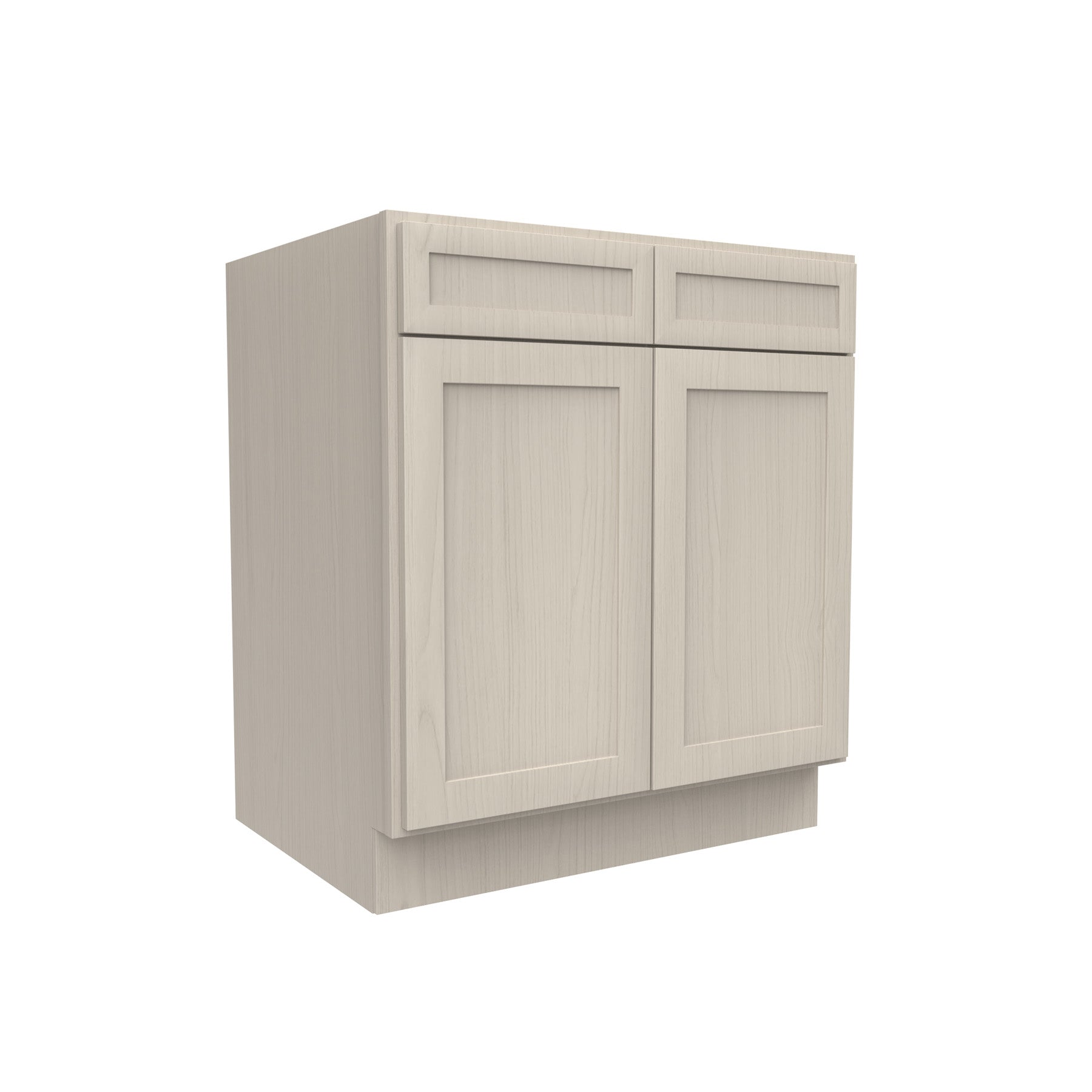 RTA - Elegant Stone - Single Drawer Front 2 Door Sink Base Cabinet | 30"W x 34.5"H x 24"D
