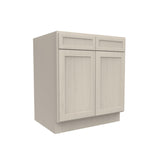 RTA - Elegant Stone - Single Drawer Front 2 Door Sink Base Cabinet | 24"W x 34.5"H x 24"D