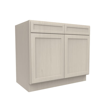 RTA - Elegant Stone - Double Drawer Front 2 Door Sink Base Cabinet | 39