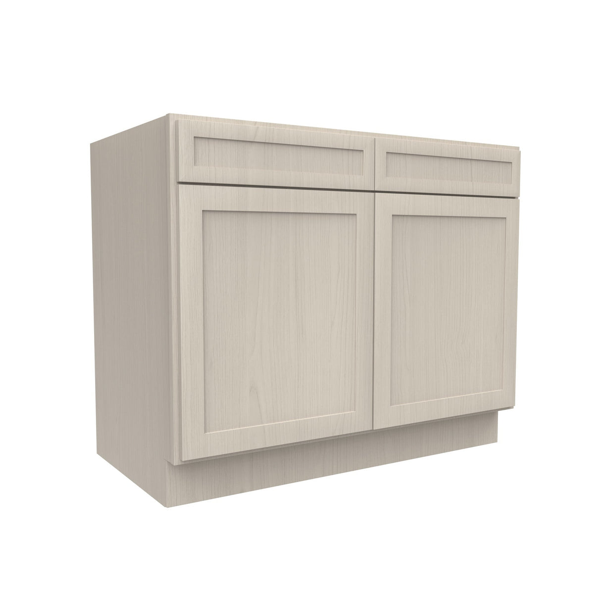 RTA - Elegant Stone - Double Drawer Front 2 Door Sink Base Cabinet | 42"W x 34.5"H x 24"D