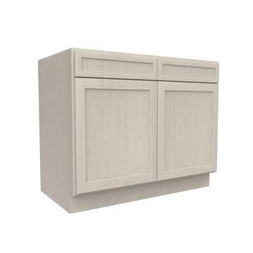 RTA - Elegant Stone - Double Drawer Front 2 Door Sink Base Cabinet | 42