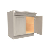 Kitchen Sink Base Cabinet | Elegant Stone| 33W x 34.5H x 24D