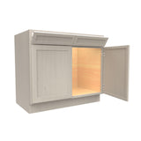 Kitchen Sink Base Cabinet | Elegant Stone| 39W x 34.5H x 24D