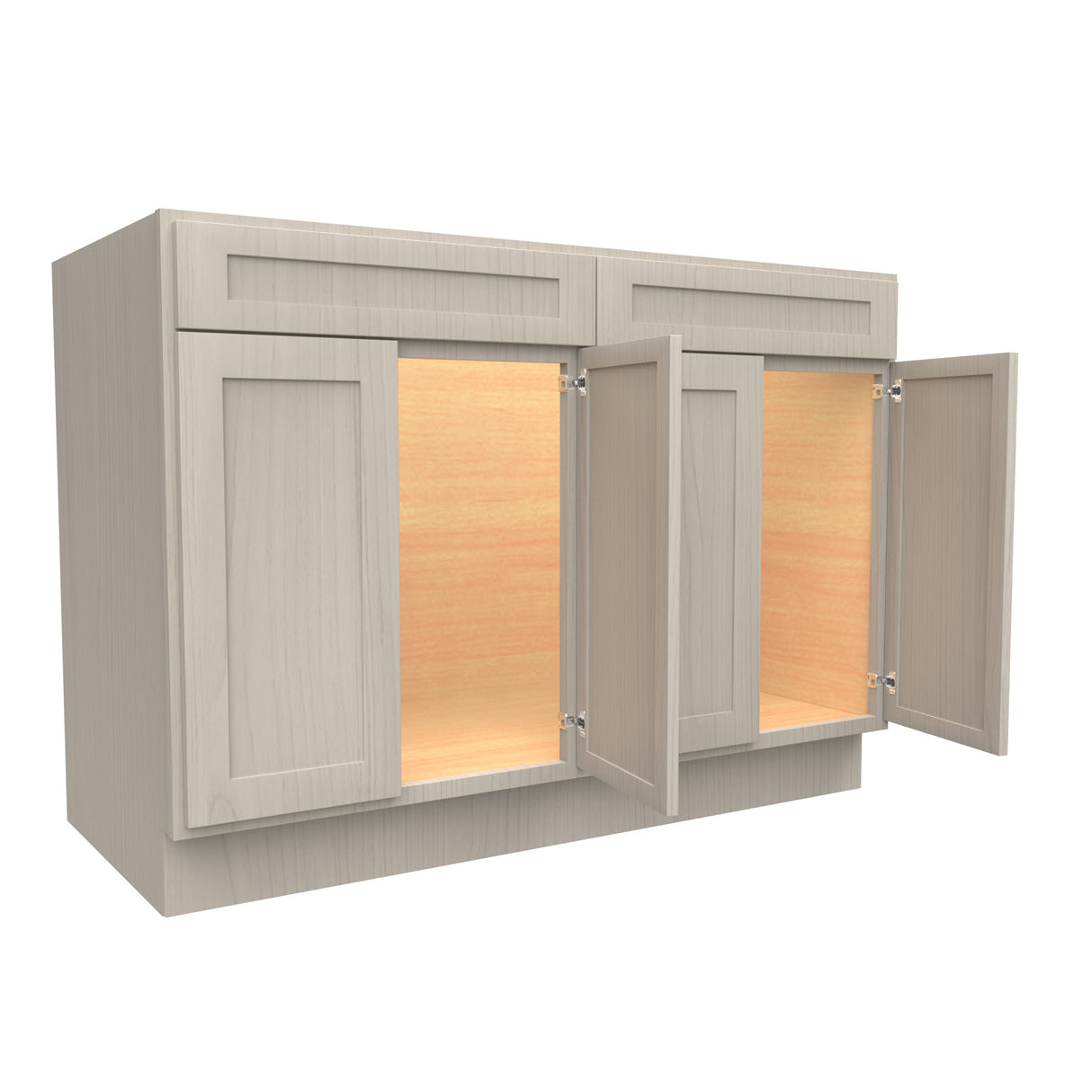 Kitchen Sink Base Cabinet | Elegant Stone| 48W x 34.5H x 24D