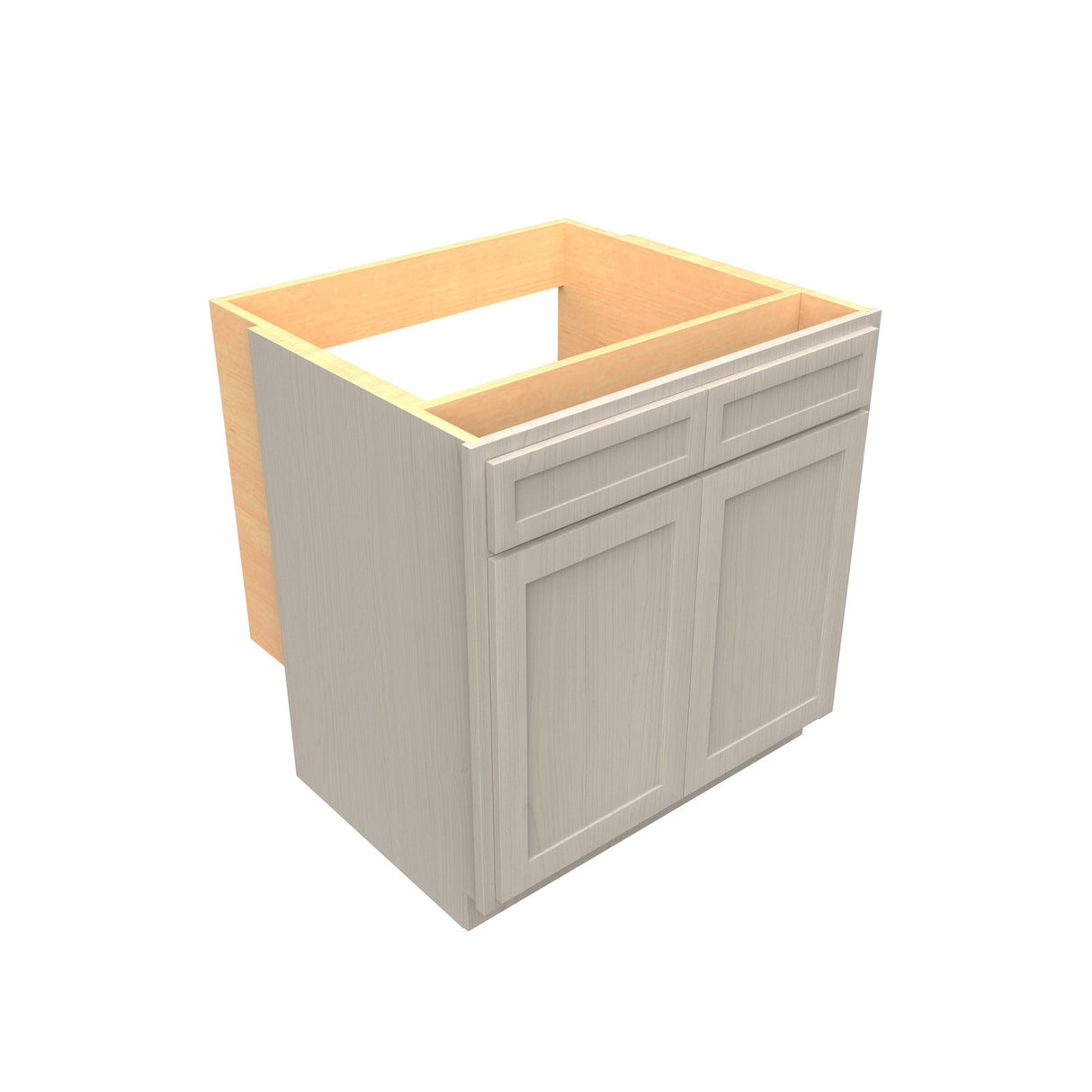 RTA - Elegant Stone - Double Door Handicap Removable Sink Base Cabinet | 33"W x 34.5"H x 24"D