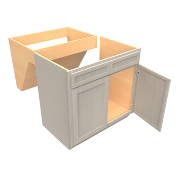 RTA - Elegant Stone - Double Door Handicap Removable Sink Base Cabinet | 36