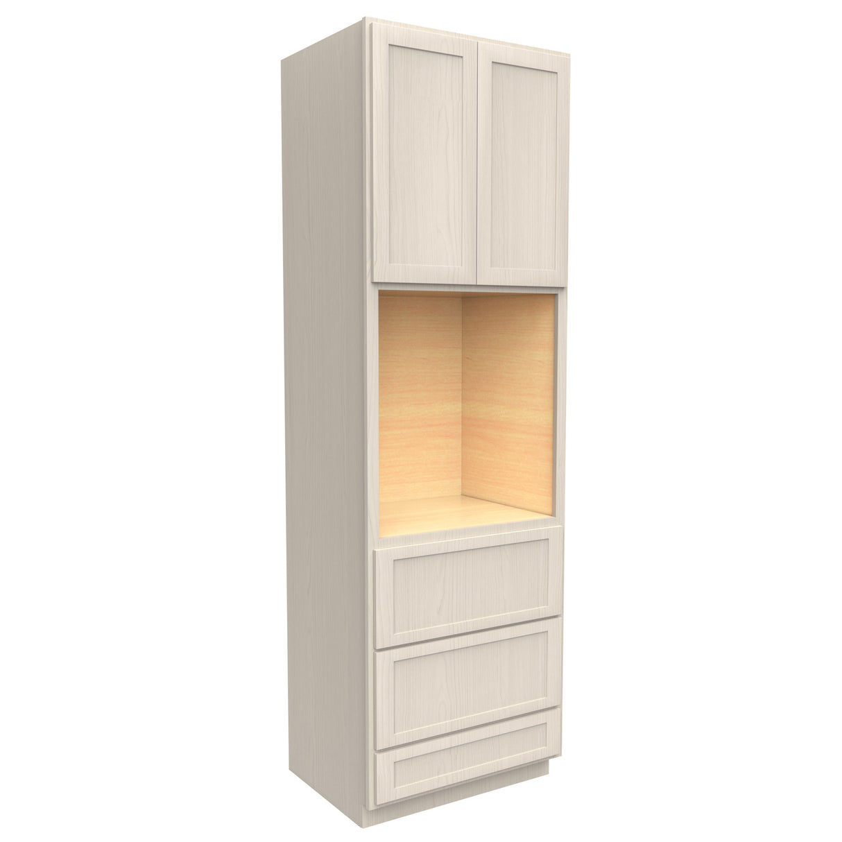 Single Oven Cabinet | Elegant Stone | 30W x 96H x 24D