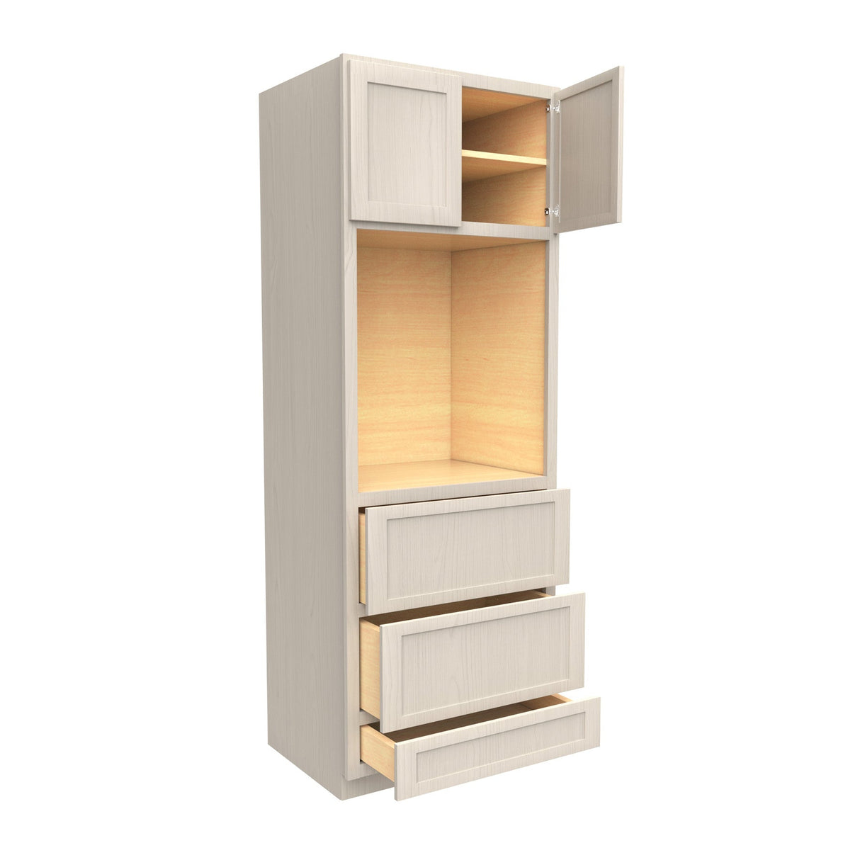 RTA - Elegant Stone - Single Oven Cabinet | 30"W x 84"H x 24"D