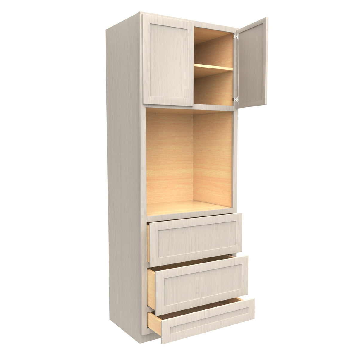 RTA - Elegant Stone - Single Oven Cabinet | 33"W x 90"H x 24"D