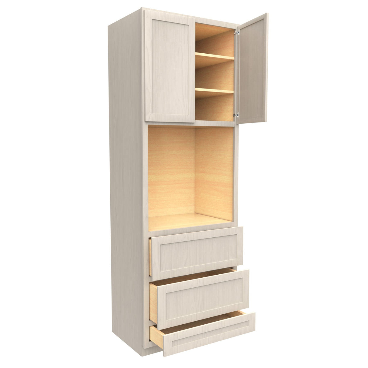 RTA - Elegant Stone - Single Oven Cabinet | 33"W x 96"H x 24"D