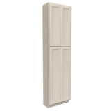 RTA - Elegant Stone - Double Door Utility Cabinet | 24"W x 90"H x 12"D