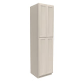 RTA - Elegant Stone - Double Door Utility Cabinet | 24"W x 96"H x 24"D
