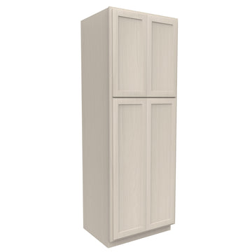 Double Door Utility Cabinet | Elegant Stone|30W x 84H x 24D