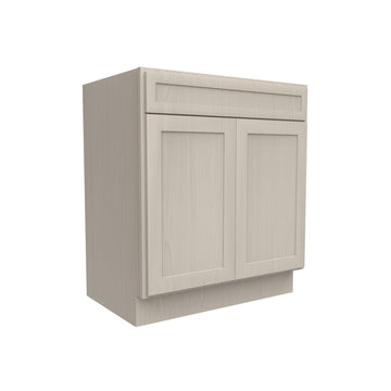 RTA - Elegant Stone - Double Door Vanity Sink Base Cabinet | 30"W x 34.5"H x 21"D