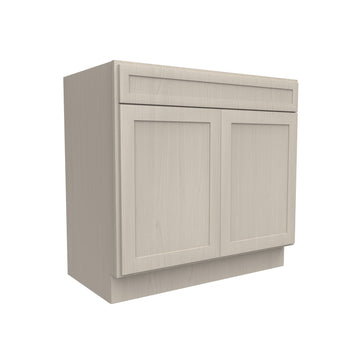 Double Door Vanity Sink Base Cabinet | Elegant Stone| 36