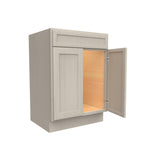 RTA - Elegant Stone - Double Door Vanity Sink Base Cabinet | 24"W x 34.5"H x 21"D