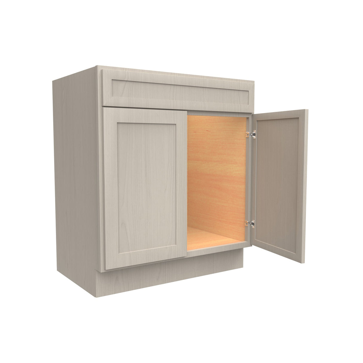 RTA - Elegant Stone - Double Door Vanity Sink Base Cabinet | 30"W x 34.5"H x 21"D
