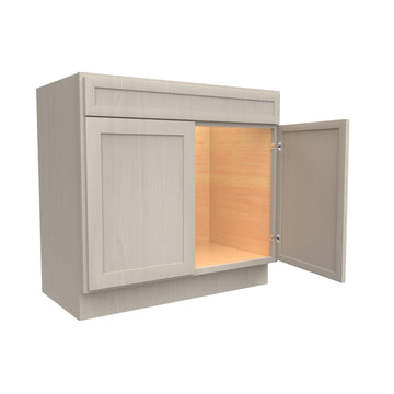 RTA - Elegant Stone - Double Door Vanity Sink Base Cabinet | 36"W x 34.5"H x 21"D