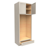 RTA - Elegant Stone - Double Oven Cabinet | 33"W x 90"H x 24"D