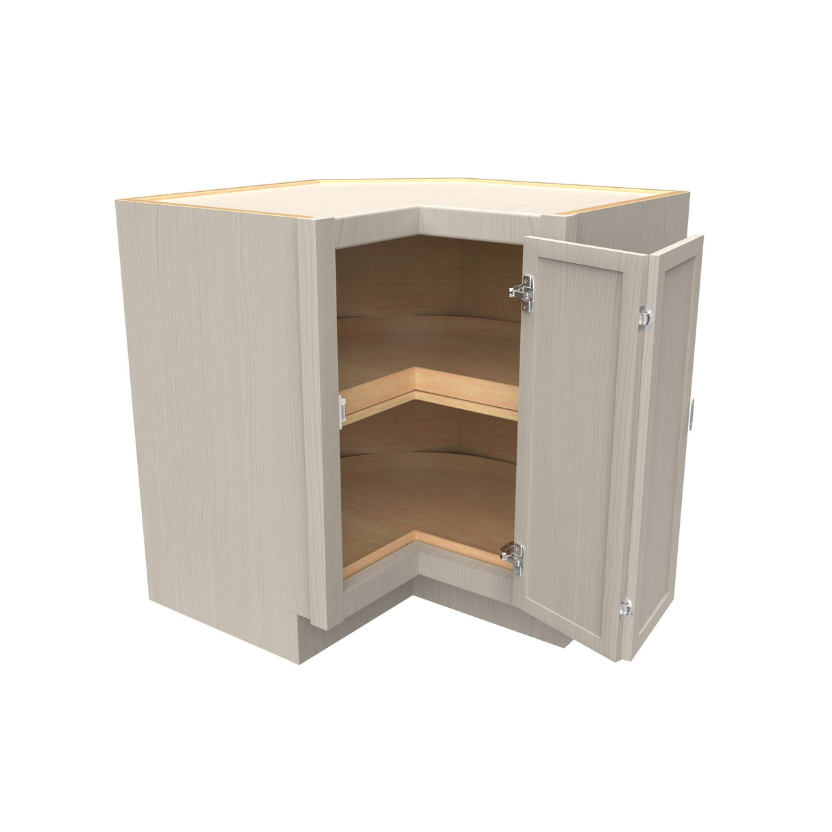 RTA - Elegant Stone - Lazy Susan Corner Base Cabinet | 33"W x 34.5"H x 24"D