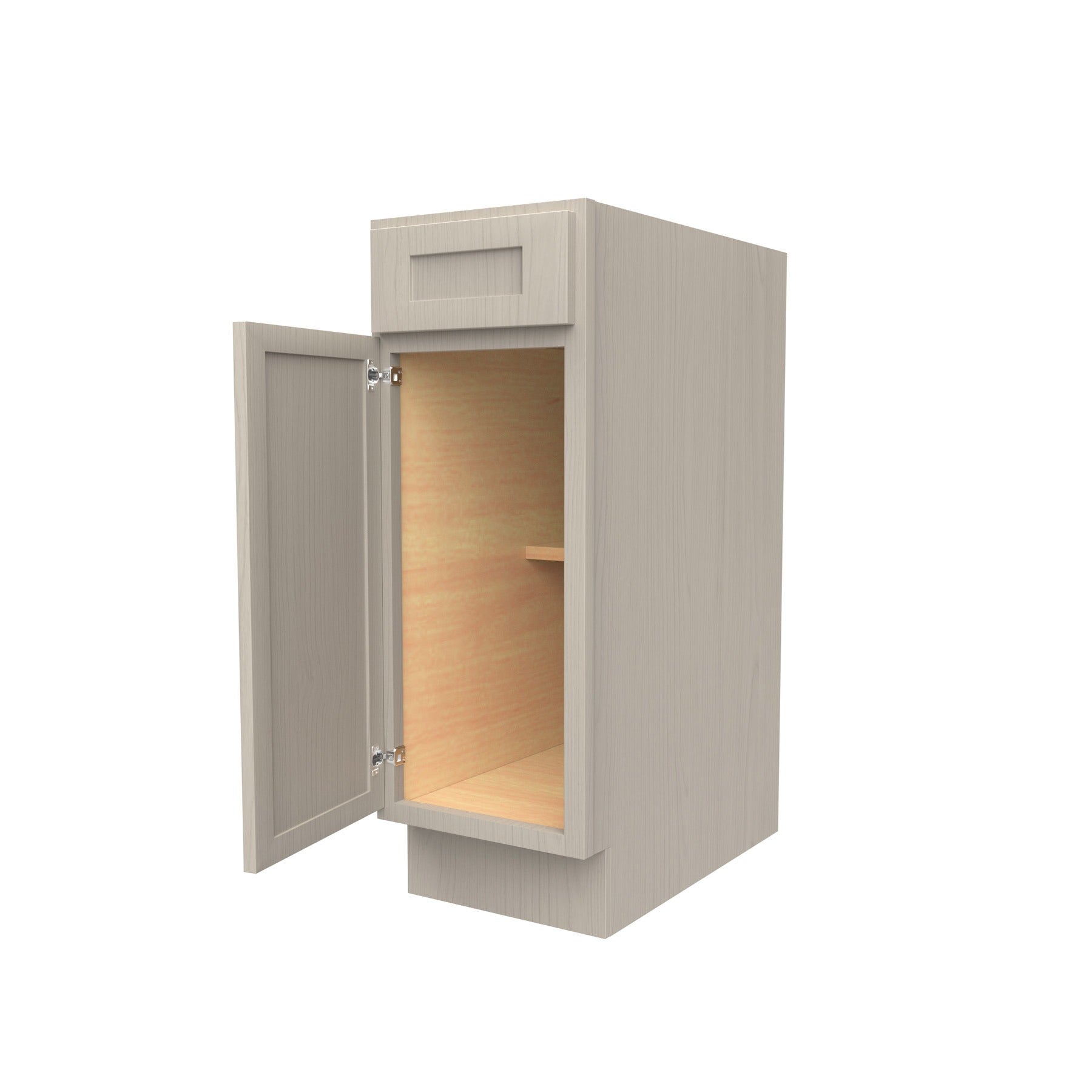 RTA - Elegant Stone - Single Door & Drawer Base Cabinet | 12"W x 34.5"H x 24"D