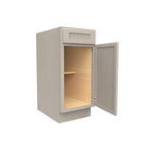 RTA - Elegant Stone - Single Door & Drawer Base Cabinet | 15"W x 34.5"H x 24"D