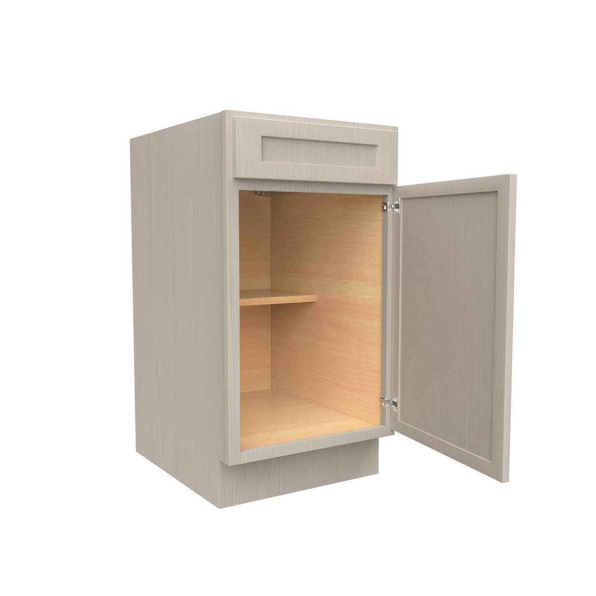 RTA - Elegant Stone - Single Door & Drawer Base Cabinet | 18"W x 34.5"H x 24"D