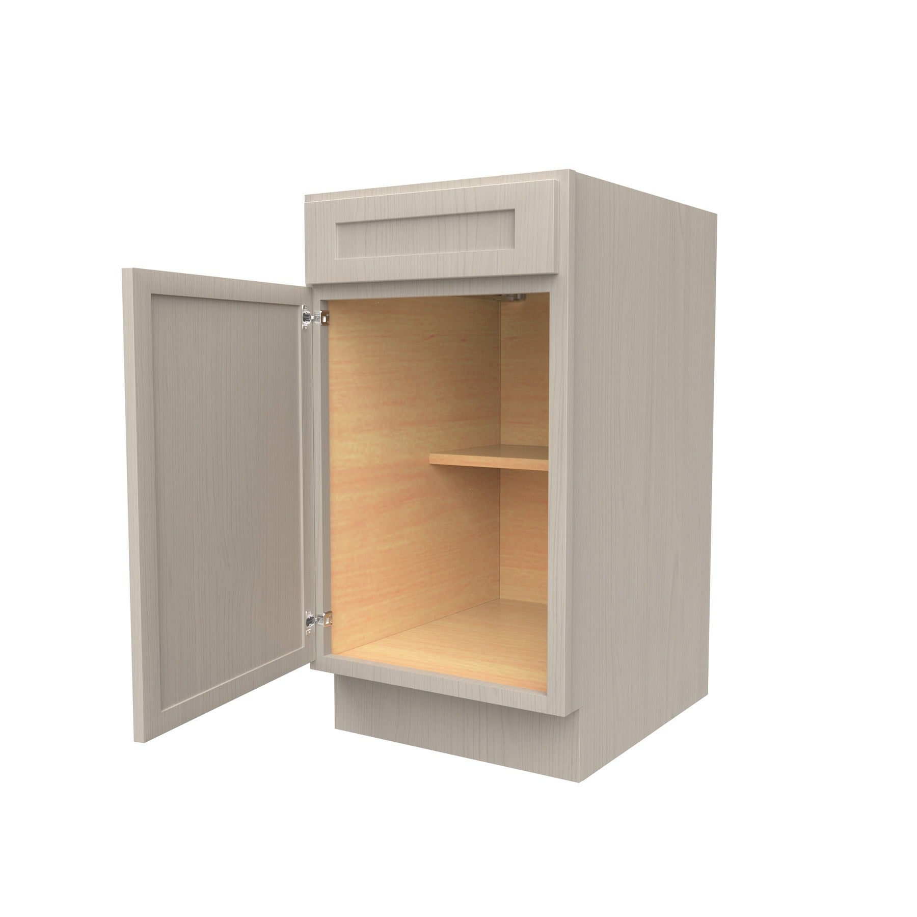 RTA - Elegant Stone - Single Door & Drawer Base Cabinet | 18"W x 34.5"H x 24"D
