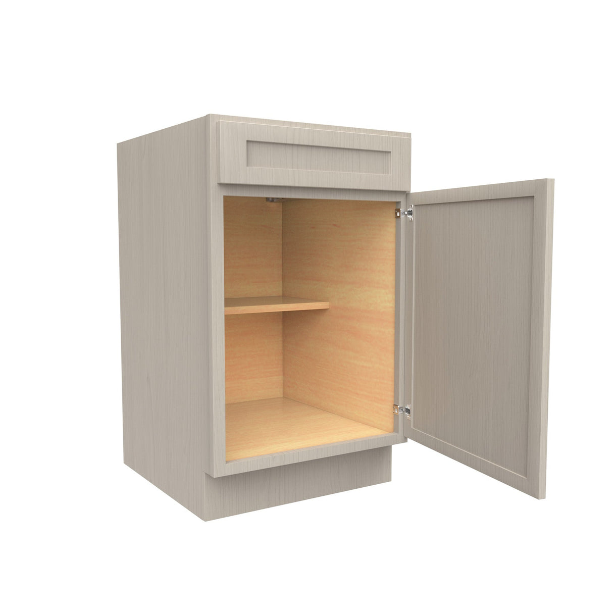 RTA - Elegant Stone - Single Door & Drawer Base Cabinet | 21"W x 34.5"H x 24"D