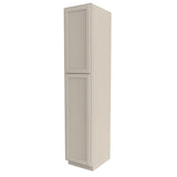 RTA - Elegant Stone - Single Door Utility Cabinet | 18"W x 90"H x 24"D